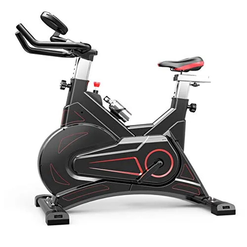 Cyclette da Casa,Fit Elettromagnetico Bicicletta Spinning Bike Professionale Home Controllo APP Intelligente,Regolabili Posto a Resistenza Molto Silenzioso Capacità di Carico Massimo 150 (kg)