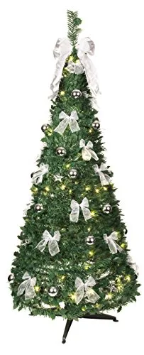 Best Season, Albero di Natale Decorato con luci LED