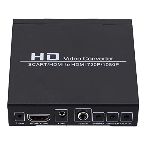 Convertitore audio SCART+HDMI a HDMI+scart digitale a HDMI.