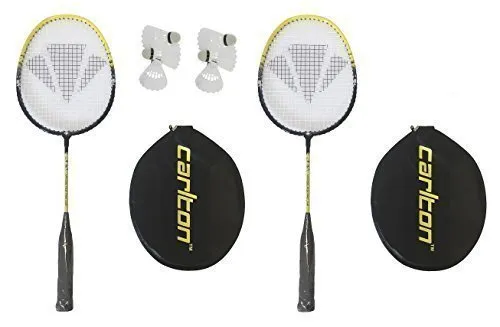 Carlton Nanoblade Pro 2 x-Racchette da Badminton per bambini, 6 Volani RRP £ 135