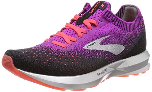 Brooks Levitate 2, Scarpe da Running Donna, Viola Purple Fierycoral Black 596, 41 EU