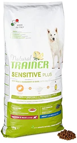 Natural Trainer Sensitive Plus Cibo per Cani Adulti con Coniglio - 12kg