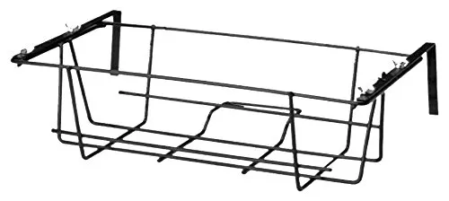 Fioriera 2000 rettangolare Regolabile in ferro Nero da terrazzo balcone 30x40x51 cm EV
