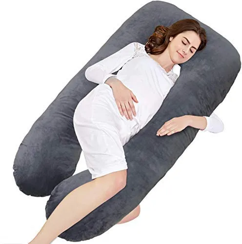 Dream Night - Cuscino per gravidanza, a forma di U, per gravidanza, 3 kg, 80 cm, 140 cm