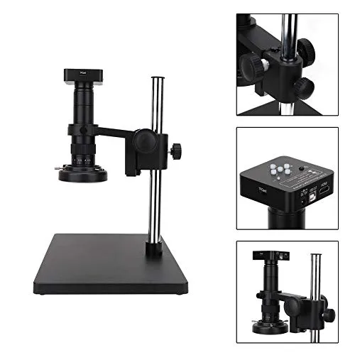 Kit telecamera per microscopio Set completo 34MP Fotocamera digitale per microscopio a saldatura industriale Uscite HDMI USB(Unione Europea)