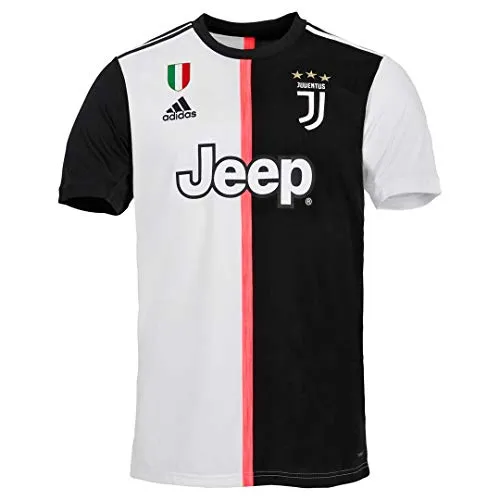 JUVE Juventus Maglia Home - Stagione 2019/2020 - Personalizzata con Nome e Numero Giocatore - Uomo - Ronaldo Dybala Chiellini - Scegli Prima la Taglia (Taglia XXL)