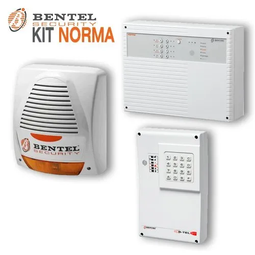 Bentel Kit Comprendente Una Centrale Norma, 1 Comunicatore Btel 3G Ed 1 Sirena Call Pi