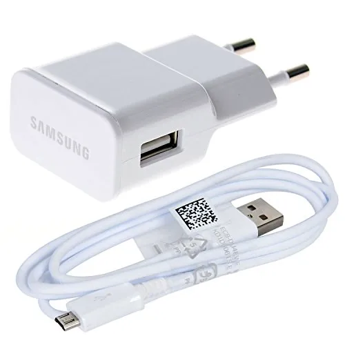 CARICATORE + CAVO SAMSUNG originale ETAU-90 per GALAXY S2 S3 S4 S5 S6 NOTE