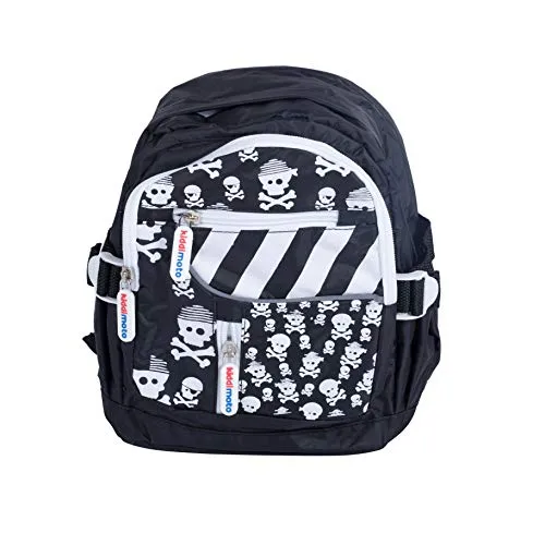 Kiddimoto 2bagszs Mini Zaino, Bambino, Skullz, Taglia Unica