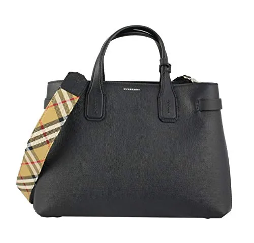 Burberry borsa a mano the banner donna nero