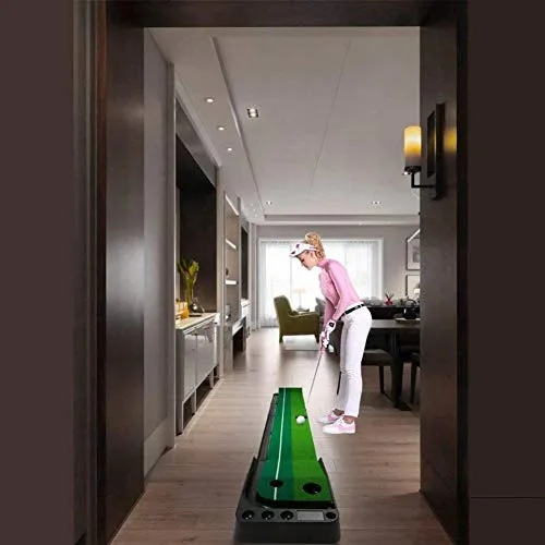 QINYUP Putter Ginnico Golf Exerciser Golf Indoor Accessori per la Sfera Automatica Ritorno Ginnico