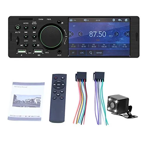 Car Touch Screen MP5 Player Bluetooth 4.1 pollici TFT 1 Din Radio Stereo FM Radio hd + Retrocamera USB AUX RCA con telecomando Xiaomi