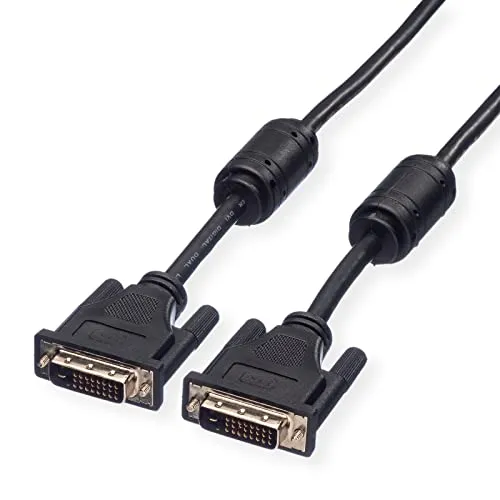 Nilox ROLINE DVI ST a ST Dual Link Cavo per Monitor Nero Nero 5 m