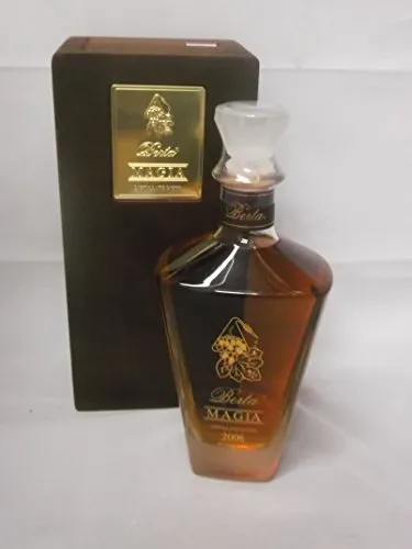 GRAPPA DISTILLATO D'UVA MAGIA 2006 in box DI LEGNO REGALO 43% 70CL BERTA