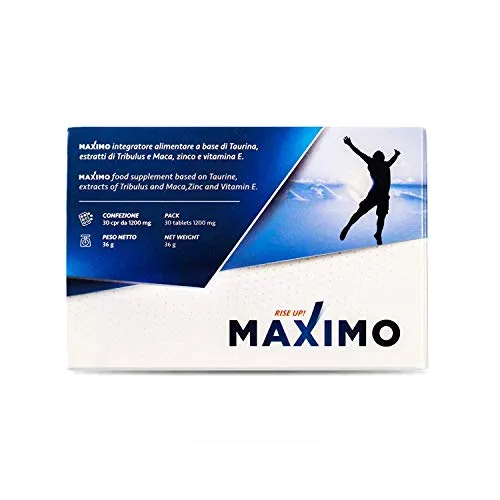 Maximo 30 Compresse | Effetto Immediato, Massima Durata, No controindicazioni, 100% Naturale