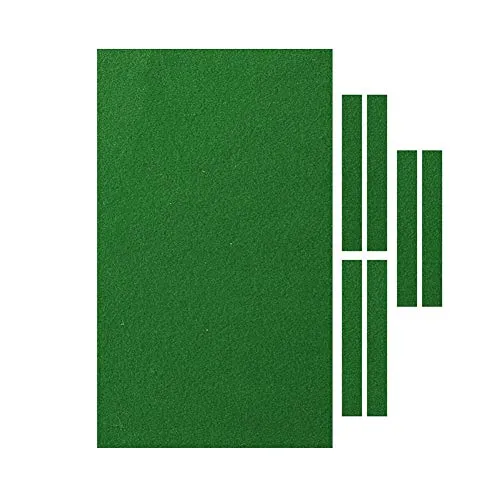 DONEMORE7 - Panno da biliardo, in nylon, per tavolo da biliardo, stile vintage, verde, Non null, Verde, 2,8 m