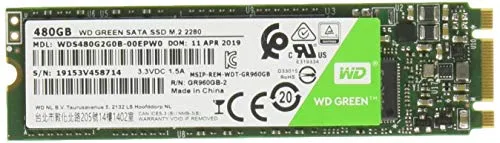 Western Digital WD Green Interna SSD M.2 SATA, Verde, 480 GB