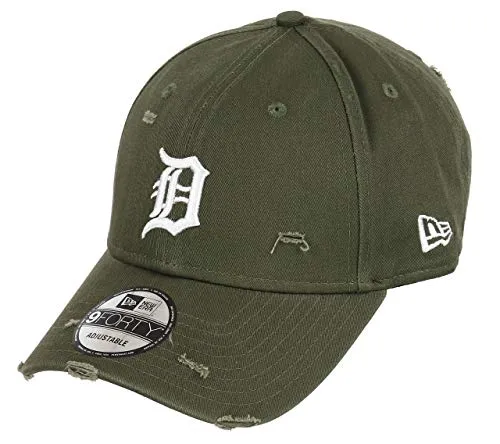 New Era Detroit Tigers 9forty Adjustable cap Distressed Seasonal Olive - One-Size