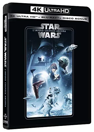 Star Wars 5 L'Impero Colpisce Ancora Uhd 4K  (3 Blu Ray)