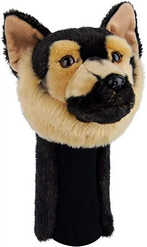 Bozily Copri Mazza da Golf, Novelty Coprimazze da Golf Copertura per Testa Unisex-Adult, Shepherd Retriever Design, Taglia Unica 460CC Headcovers