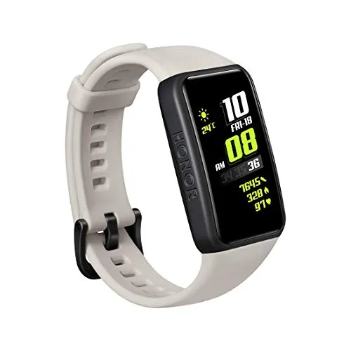 HONOR Band 6 Smartwatch Orologio Fitness Uomo Donna Activity Tracker, SpO2 e Cardiofrequenzimetro da Polso Contapassi, 1.47’’ AMOLED Touch Screen,di 14 Giorni, 5ATM Smart Watch Versione Globale Grigio