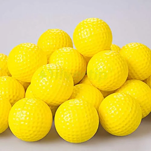 nobrand Golf Ball 10pcs di Alta qualità Balls Formazione plastica Aid Pallina da Golf Sport e Gialle Palline da Golf Golf Practice Training 1