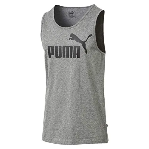 PUMA Ess Tank, Canotta Sportiva Uomo, Medium Gray Heather, M