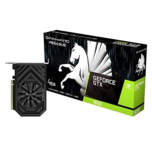 Gainward Europe 426018336-4467 - Scheda grafica GeForce GTX 1650 4 GB GDDR5 (GeForce GTX 1650, 4 GB, GDDR5, 128 bit, 4096 x 2160 Pixel, PCI Express x16 3.0)