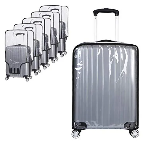 Vicloon Luggage Cover Protettore di Bagagli Suitcase Cover, Custodie Protettive per Valigie Trasparente PVC Impermeabile Anti-polvere Antigraffio per Affari Scuola Viaggi Utilizzo Quotidiano (26")