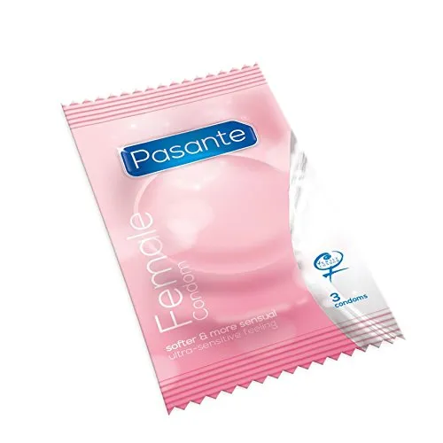 Pasante Femidom Female Condoms x 5