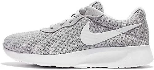 Nike Tanjun, Scarpe Running Donna, Grigio (Wolfgrau/Weiß), 40.5 EU