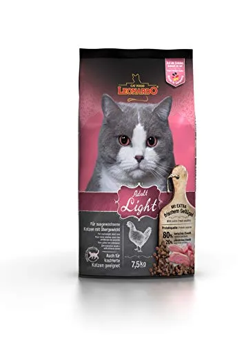 Leonardo Adult Light [7,5kg] Cibo per gatti | Cibo secco dietetico per gatti | Alimento completo per gatti adulti di tutte le razze di almeno 1 anno