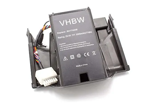 vhbw Li-Ion Batteria 3000mAh (25.6V) Compatibile con Robomow BAT7000B tagliaerba