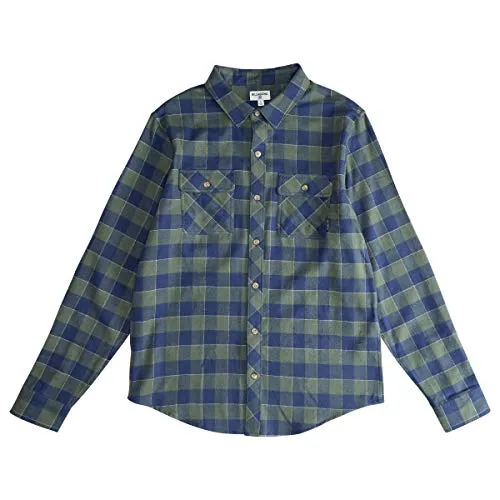 BILLABONG Uomo Camicia all Day Flannel Shirt (Forest), GröÃŸe:M