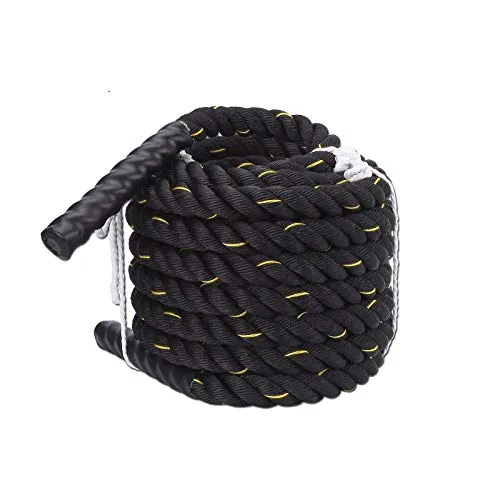 Moro Battle Rope - Fune da allenamento, per fitness ed esercizi sportivi, 15 m x 38 mm