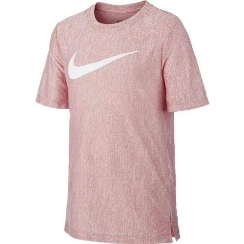 Nike B Nk Core SS Perf HTHR, Tshirt Bambino, Rosso, XS