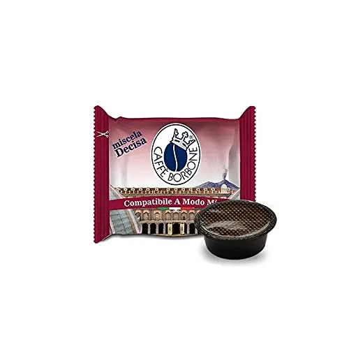 Caffè Borbone 50 Don Carlo, Compatibili a Modo Mio, Miscela Decisa - 360 gr