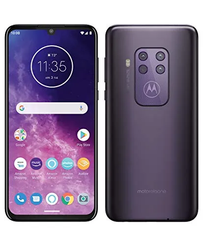 Motorola One Zoom - Smartphone 128GB, 4GB RAM, Dual Sim, Cosmic Purple