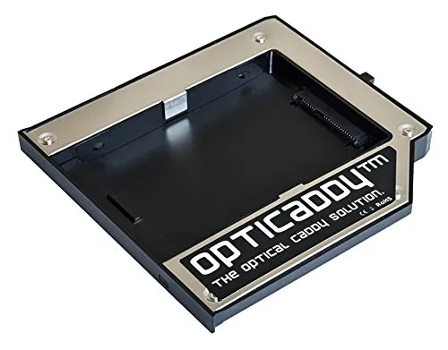 Opticaddy© SATA-3 HDD/SSD Caddy Adattatore per Lenovo Thinkpad R400, R500, T420, T430, T510, T520, T530, W510, W520, W530, W700, W710 - sostituisce l'unità Ottica, Dotato di Tecnologia OptiSpeed​​