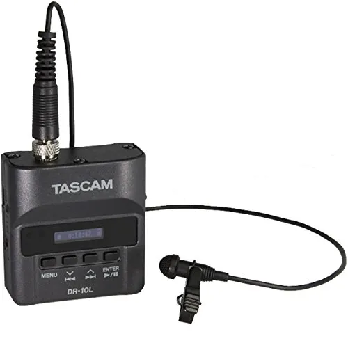 Tascam DR10L - Registratore audio con microfono Lavalier