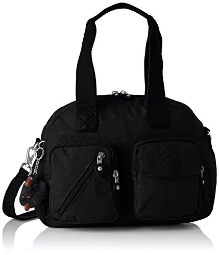 Kipling Defea Up - Borse a secchiello Donna, Nero (True Black), 19x33x24.5 cm (B x H T)