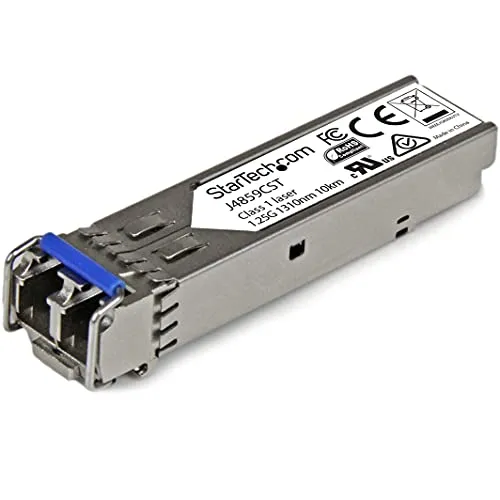 StarTech.com Modulo Ricetrasmettitore Transceiver SFP in fibra, Compatabile HP J4859C, SM/MM LC con DDM, 10km / 550m, 1000Base-LX
