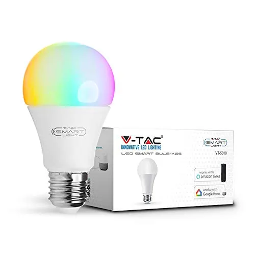 LED Bulb 9W E27 A65 Compatible With Amazon Alexa And Google Home 3000K
