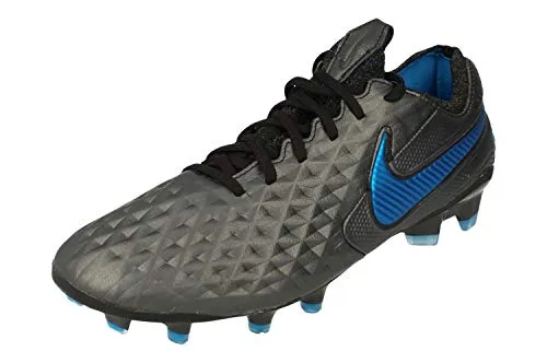 Nike Tiempo Legend 8 Elite Fg, Scarpe da Calcio Unisex-Adulto, Multicolore (Black/Black-Blue Hero 4), 38.5 EU