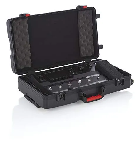 Gator Cases - Custodia stile ATA per processore da pavimento Line 6 Helix Multi-FX con ruote (GHELIXFLOOR)