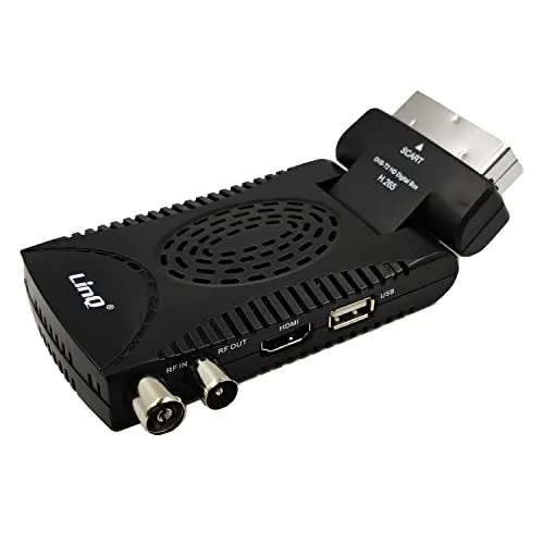 Decoder Digitale Terrestr DVB T2 H.265 Support 4K AOMEX USB Hdmi Presa Scart 180°