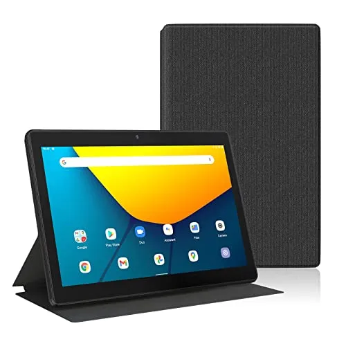 Tablet 10 Pollici WiFi TOSCiDO Android 10 Tablets LTE Tab HD,Octa-Core,Doppio SIM,4GB RAM e 64GB(Espandibile da 512 GB SD), – Grigio