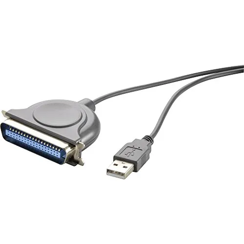 Renkforce USB 1.1, Parallel cavo di allacciamento [1x USB 1.1 spina A - 1x Centronics-Buchse] 1.80 m nero renk