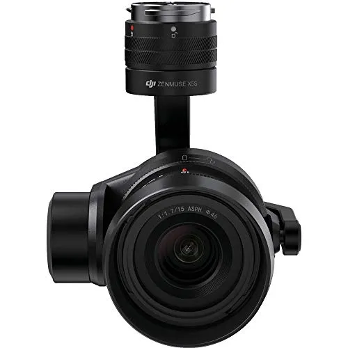 DJI Zenmuse X5S Camera Compatta con Obiettivo, Gamma Dinamica di 12.8 Stop, Sensore Micro 4/3 da 20.8 Megapixel Integrato, fino a 8 Obiettivi Professionali, con Sistema CineCore 2.0, Gimbal 3 Assi