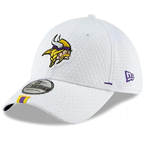 New Era 2019 NFL Minnesota Vikings Training Camp Cap Flex 39Thirty 12024429 -  Bianco -  M/L